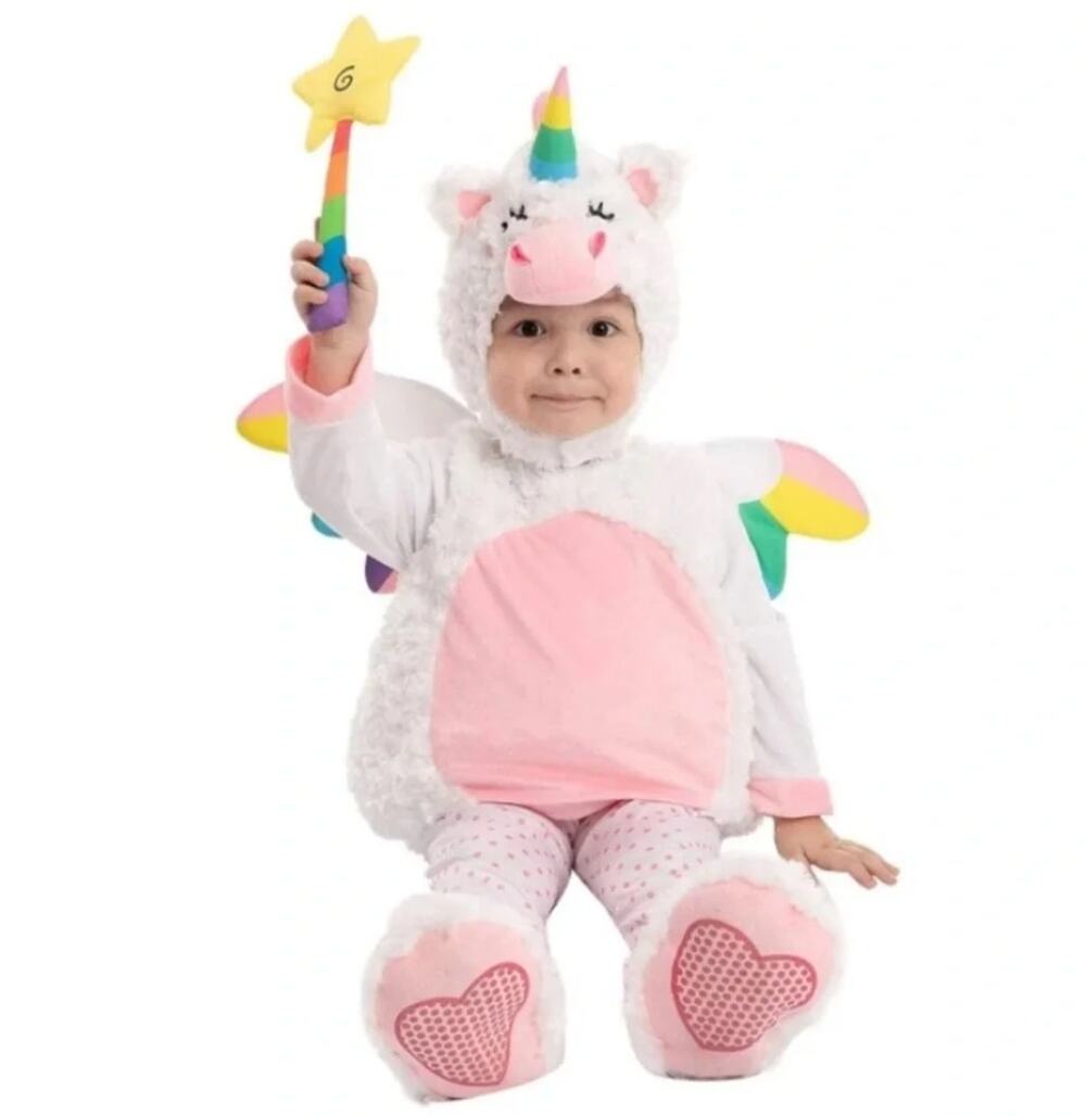 NWOT Spooktacular Creations Baby Unicorn Costume Outfit Toddler Size 3T